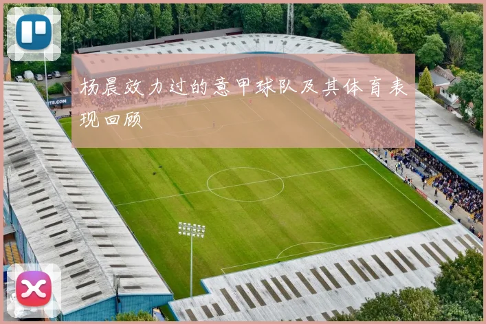 杨晨效力过的意甲球队及其体育表现回顾